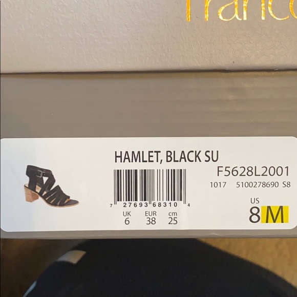 NWT Franco Sarto Strappy Leather Sandals - Picture 8 of 8